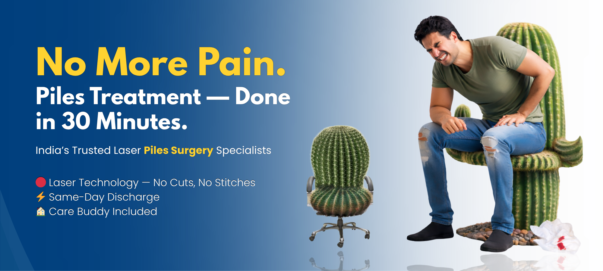 Piles treatment in Hyderabad – laser piles surgery with quick recovery