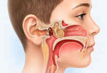 Adenoidectomy surgery in Hyderabad showing enlarged adenoid removal treatment for breathing problems