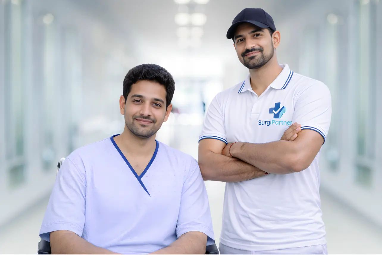 SurgiPartner surgical care support team in Hyderabad guiding a patient through their surgery journey