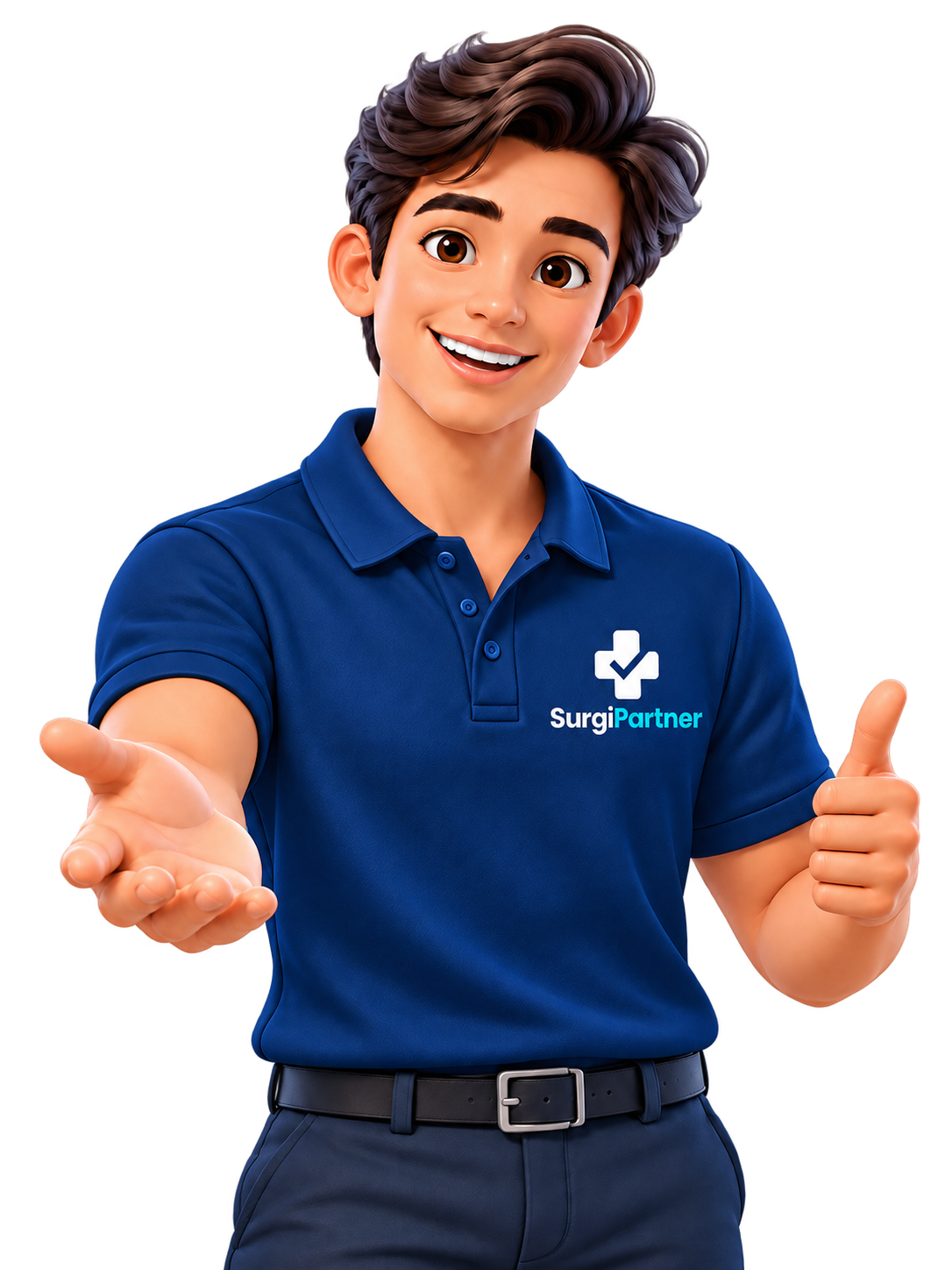 SurgiPartner Male CareBuddy mascot